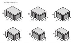 BEST MENTO výška 60mm přírodní METROPOL